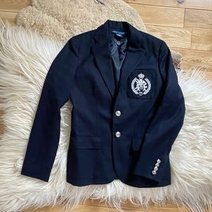 Ralph Lauren Black Blazer with Silver Buttons